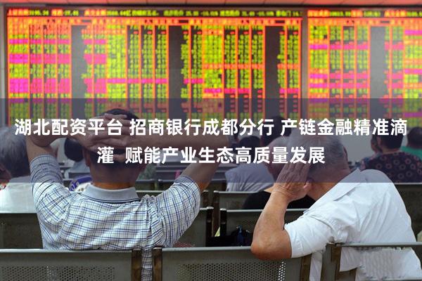 湖北配资平台 招商银行成都分行 产链金融精准滴灌  赋能产业生态高质量发展